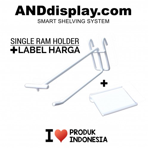 SINGLE RAM HOLDER + LABEL HARGA